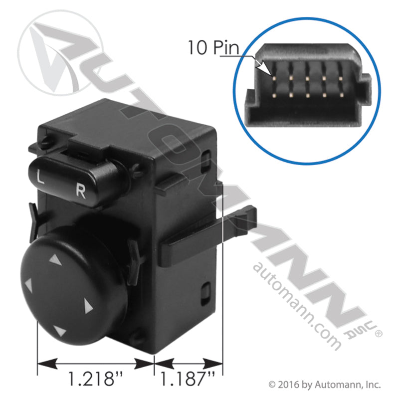 Mirror Switch Freightliner | 577.46700 Automann