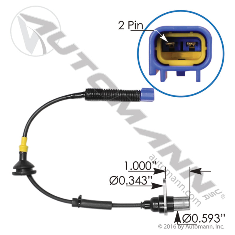 ABS Sensor Kit Isuzu GM | 577.A561218 Automann