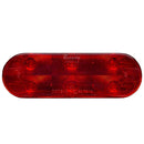 HEATED 6" Oval Red LED Stop/Turn/Tail Light, Grommet Mount | Truck-Light 60602R