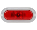 Red Stop/Turn/Tail Light & Gray Flange Mount | 66052R Trucklite