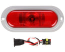 Red Stop/Turn/Tail Light & Gray Flange Mount | 66052R Trucklite