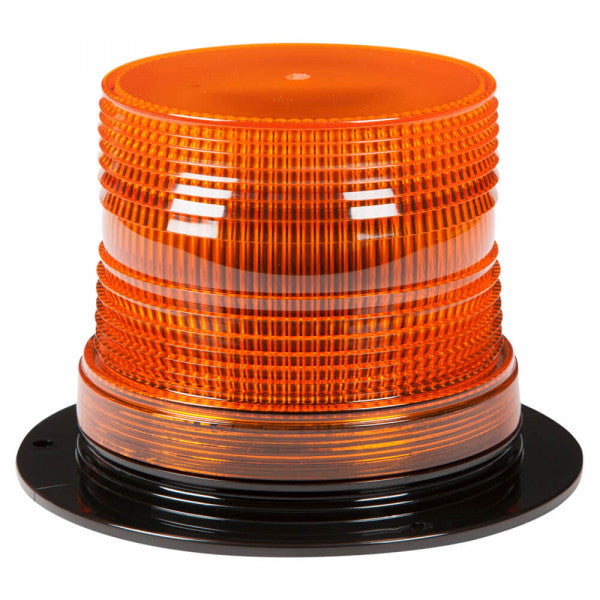Material Handling Amber Compact Dome Beacon Light. Permanent Mount | 78093 Grote