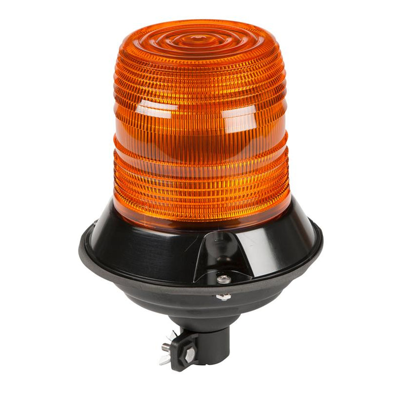 Amber Tall Dome LED Beacon, Flex DIN Mount | 78123 Grote