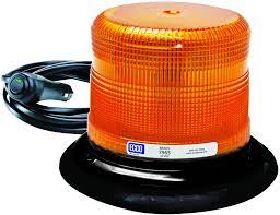 5" Amber Beacon Light with Vacuum Mount | 7965A-VM ECCO