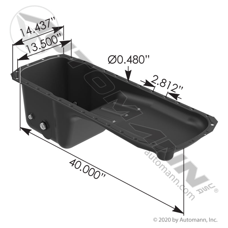 Oil Pan Cummins ISM M11 L10 | 802.90285 Automann
