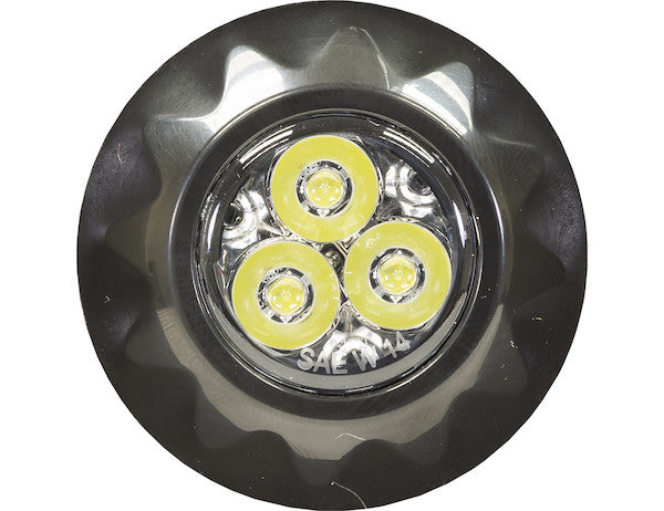 Clear Surface/Recess Mount Round LED Strobe Light | 8892401 Buyers Products