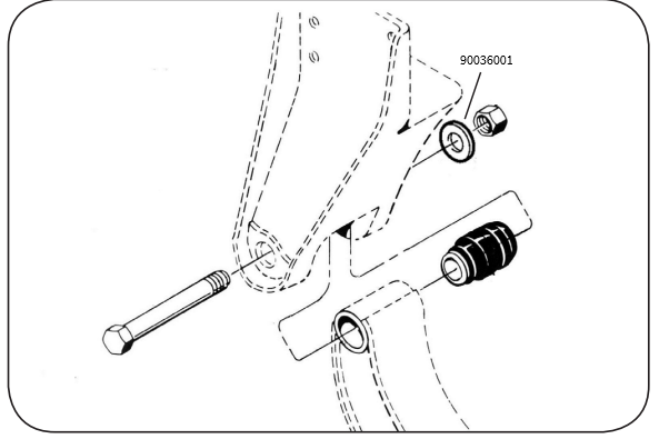 1.28" Washer Spacer | 90036001 Neway