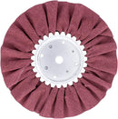 6" Red Treated Airway Buff - 5/8" & 1/2" Arbor | 90066 United Pacific