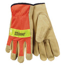 High-Visibility Orange Mesh & Grain Pigskin Palm | 909 Kinco