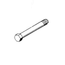 Hex Bolt 1.125" - 7 x 9.53" Gr 8 | 93201055