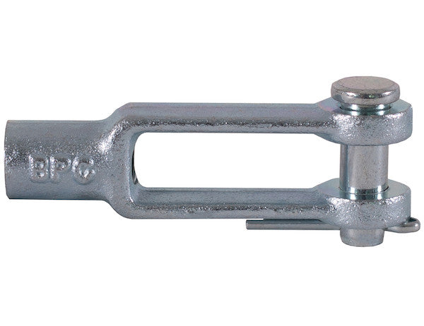 1/2 Inch Clevis with Pin and Cotter Pin Kit-Zinc Plated | B27086A38ZKT Buyers Products