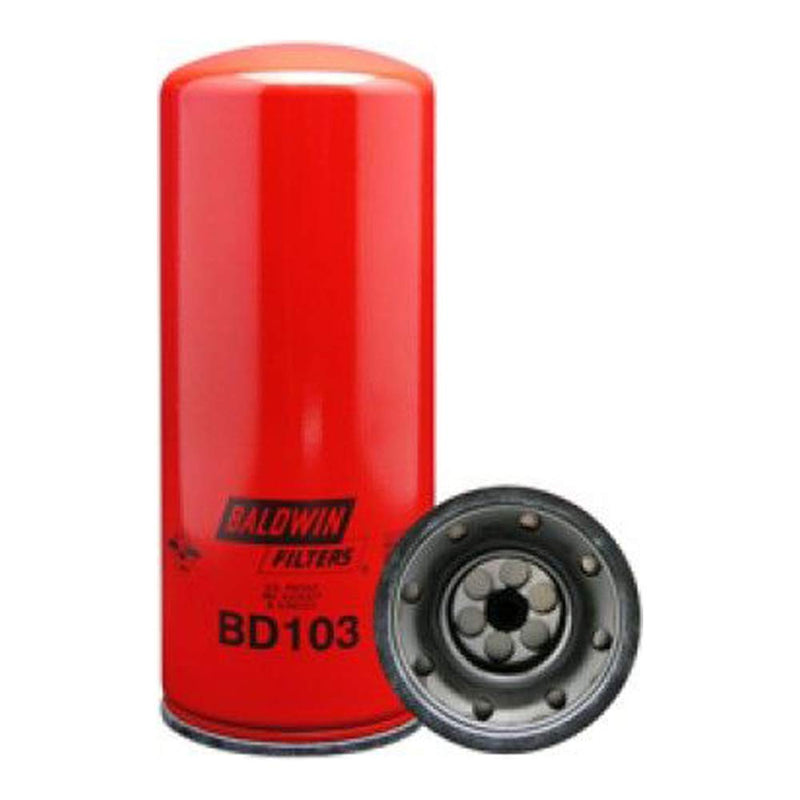 By-Pass Lube Spin-On Filter, 2 1/4"-12 Thread | BD103 Baldwin