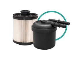 Fuel Filter with set of 2 Fuel Elements | BF9895KIT Baldwin