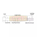 Air Brake Camshaft - Right | E-11528 Euclid