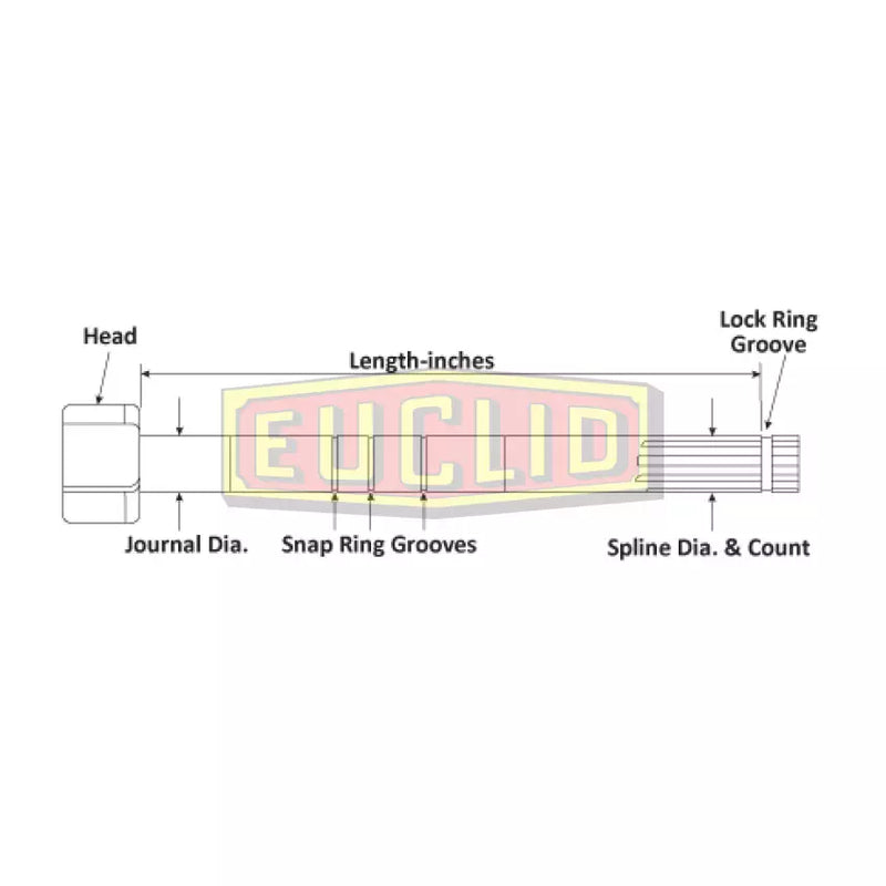 Air Brake Camshaft - Right | E-11528 Euclid