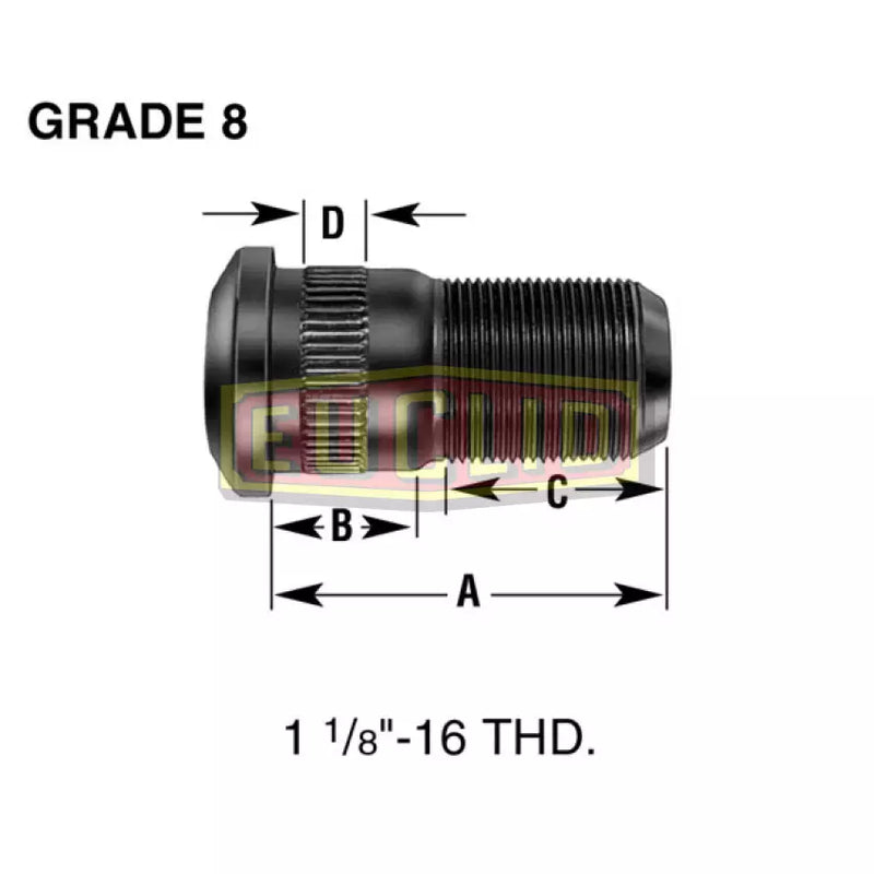 RIGHT HAND WHEEL STUD | E-8966-R Euclid