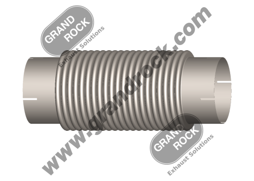 4" X 12" 2 PLY BELLOW PIPE ID/ID; 321 SS | EB-412SS Grand Rock