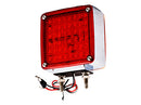 Double Post 5" Pedestal Park Turn Light | Left Side | HD50118RY-L2 Heavy Duty Lighting
