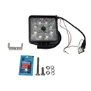 Heavy Duty Square Work Lamp w/ Built-In Camera | 250-8171HD VSM