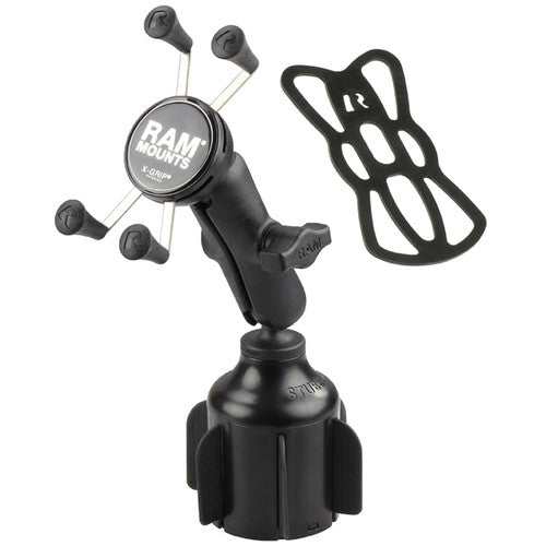 Stubby Cup Holder Mount with Universal X-Grip Phone Holder | RAP-B-299-4-UN7U RAM Mounts
