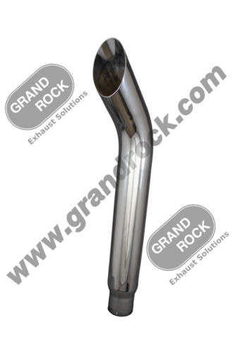 STACK BULLHORN,6"X48 R5"OD CHROME | SBH6-48SBC Grand Rock