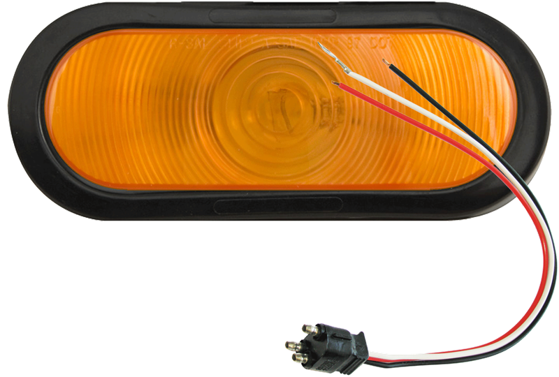 Yellow Parking/Rear Turn Signal, A70GB Grommet, A45PB Pigtail | ST74ABP Optronics