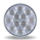 4″ Heated Lens Clear Red Stop, Turn & Tail Round LED Light | TLED-412HCR Trux