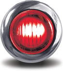 3/4″ Clear Red Marker Round LED Light – 3 Diodes | TLED-B2CR Trux Accessories