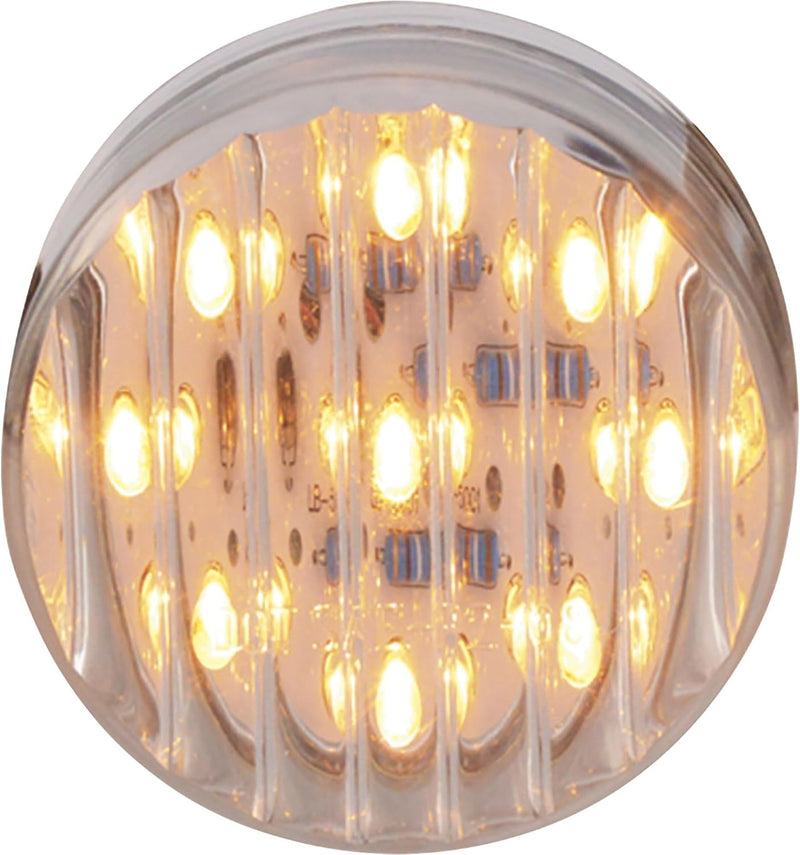 2″ Clear Amber Marker Round LED Light | TLED-2TA TRUX