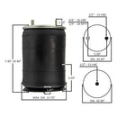 Rolling Lobe Air Spring with Aluminum Base | WA01-8748C Midwest