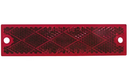 Red Rectangular Reflector | B487R Redneck