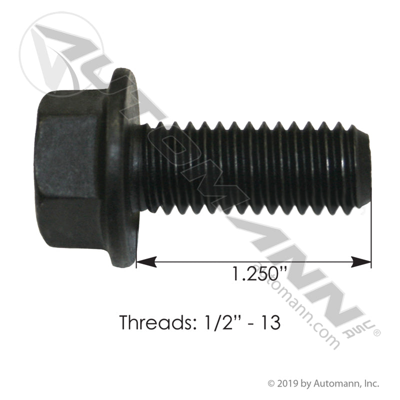 Flange Bolt 1/2in X 1-1/4in GR8 | MFB120114C Automann
