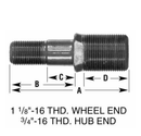 RIGHT HAND WHEEL STUD | E-3723-R Euclid