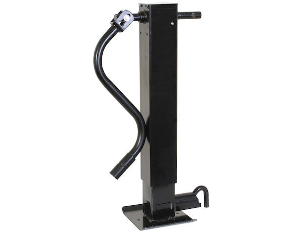 12" Heavy-Duty Side Pin 4" Square Jack With Handle, 12000 lb Capacity for RVs, Construction Trailers, Triaxial Trailers, Utility Trailers | 0091410H Buyers Products