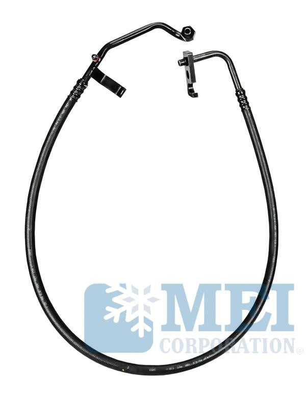 45.5" Discharge Hose Assembly for Peterbilt Trucks, 52" Overall Length | MEI/Air Source 09-1403
