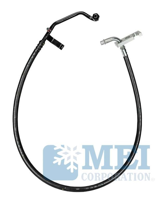 49.25" Discharge Hose Assembly for Peterbilt Trucks, 57" Overall Length | MEI/Air Source 09-1405