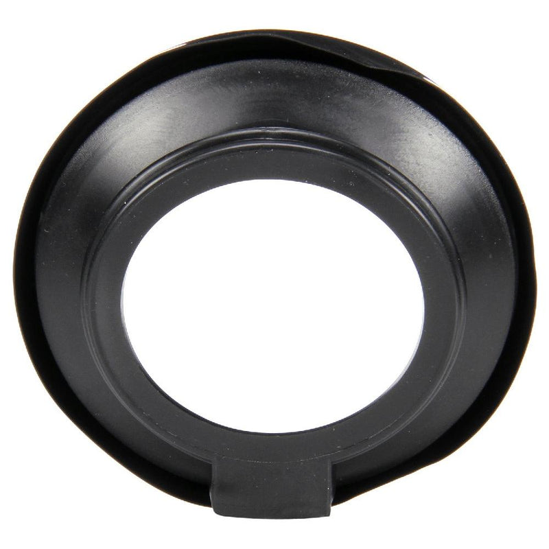 Black 2.5" Round Grommet with Open Back for Wide Groove 10 Series | Truck-Lite 10700-3