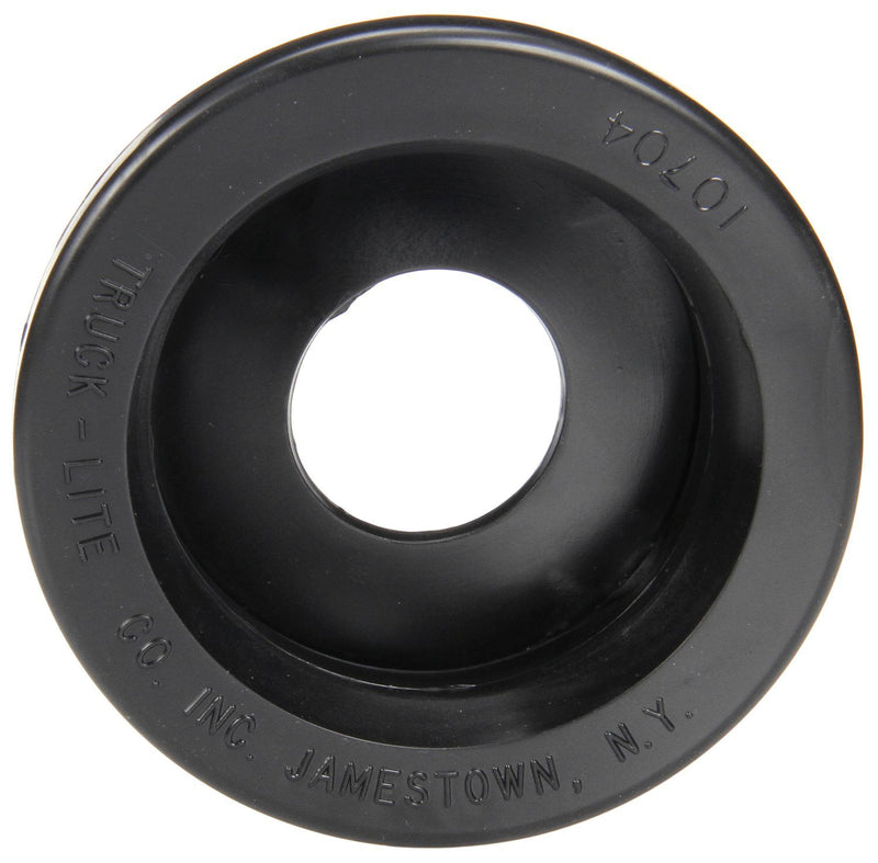 Black Rubber Grommet w/ Open Back for 10 Series and 2.5" Round Lights | Truck-Lite 10704