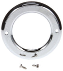 Chrome Plastic Grommet Cover for 2.5" Round Light w/ Open Back | Truck-Lite 10740