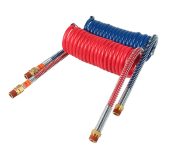 15 FT Red and Blue Pair Heavy Duty Air Coil Set | Phillips Ind. 11-315