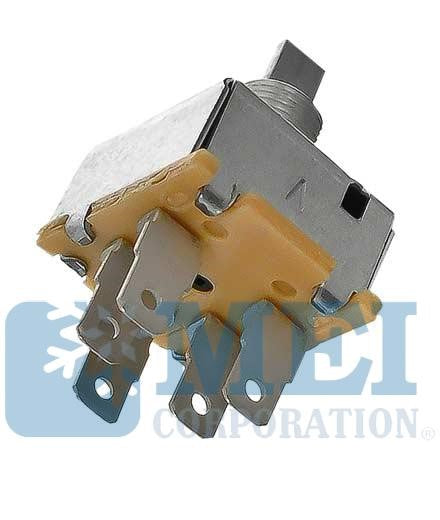 Rotary Blower Switch with Short Thread, 5 Terminal 3 Position | MEI/Air Source 1151