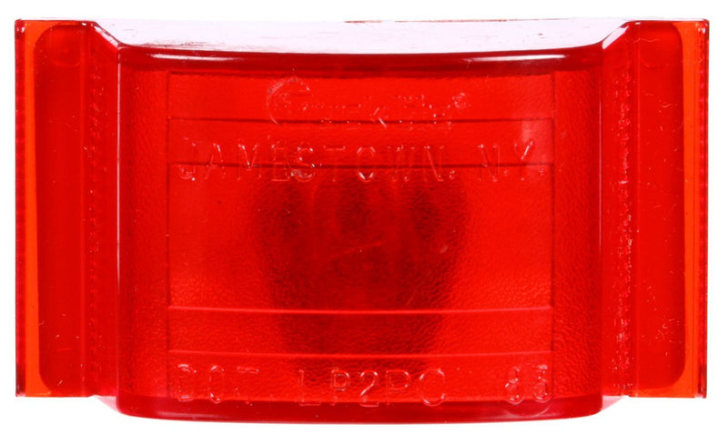 12 Series Red Incandescent 2"x3" Rectangular Marker Clearance Light, P-10 & Gromment Kit | Truck-Lite 12200R