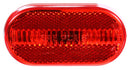 Signal-Stat Red Incandescent 4" Oval Marker Clarance Light, Bracket Mount Kit | Truck-Lite 1264
