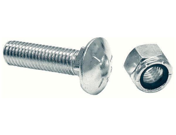1/2 X 2" Carriage Bolt & Locknut (Set of 9) | Buyers Products 1301060