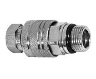 1/4" Coupler For Male Hose and Female Block | 1304029C Buyers Products