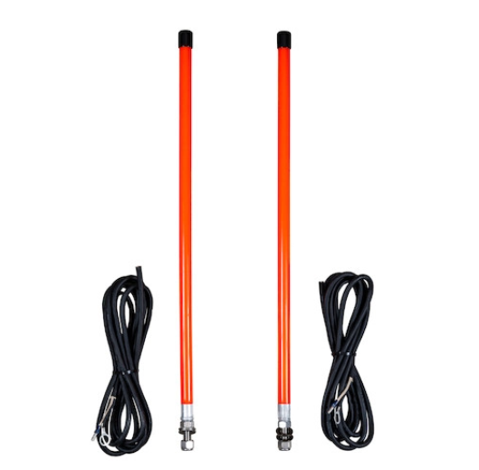 36 Inch Fluorescent Orange Illuminated LED Snowplow Guide | 1308136 Buyers Products