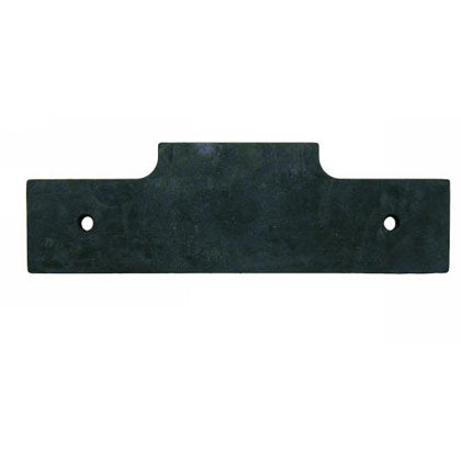 Rubber Center Cutting Edge for Fisher and Western MVP V-Plow, Replaces Fisher / Western 63508 | 1312202 Buyers Products