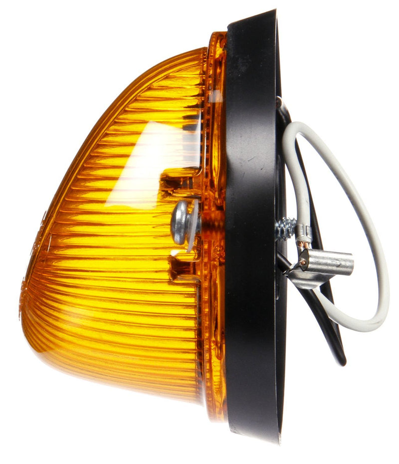 Signal-Stat Amber Incandescent Triangular Marker Clearance Light, Hardwired & 2 Screw Mount | Truck-Lite 1313A