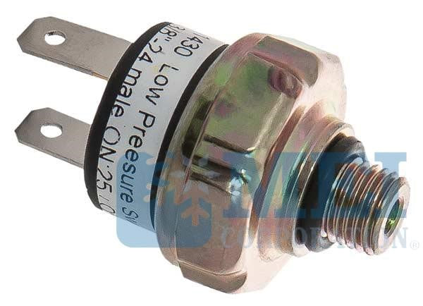 Multi Fit 2 Terminal Low Pressure Switch, Male 1/4" Thread Size | MEI/Air Source 1430