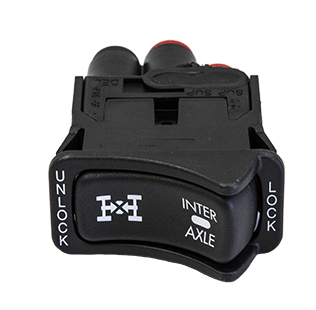 Inter-Axle Differential Lock Rocker Dash Valve | DV3244-1 Tectran